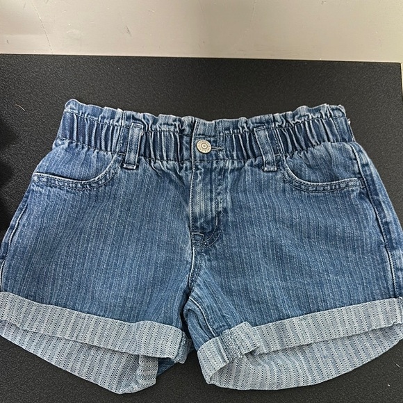 Cat & Jack Blue Cuffed Denim Shorts - Picture 1 of 2